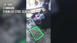 KOLANKO ZE STALI NIERDZEWNEJ 3A STANDARD SPOŻYWCZY