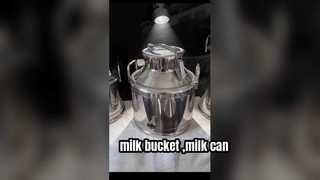 Szczelna puszka transportowa na mleko/wiadro na mleko ze stali nierdzewnej