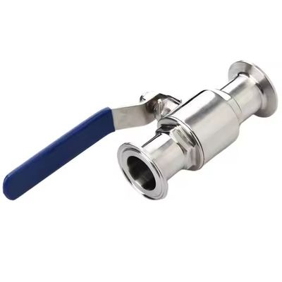 Dobra cena 1/2 cala nierdzewny zawór kulowy sanitarny Tri Clamp, ręczny, OEM, konfigurowalny do zastosowań ogólnych w Internecie