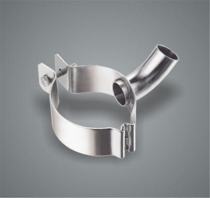 Dobra cena Stainless Steel Milking Cow Tubes , Holder Clamp Type Milking Machine Parts w Internecie