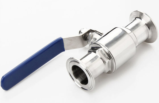 Dobra cena S/S 304 /316 Manual Tri Clamp Ball Valve , SS304  Two Way Stainless Steel Ball Valve w Internecie