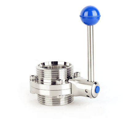 Dobra cena Butterfly Type Stainless Steel Valves Manual External Thread DIN Standard w Internecie