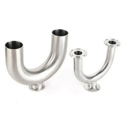 Dobra cena Clamped Stainless Steel U Pipe , Mirror Polished SS304 Stainless Steel Tee Fittings w Internecie