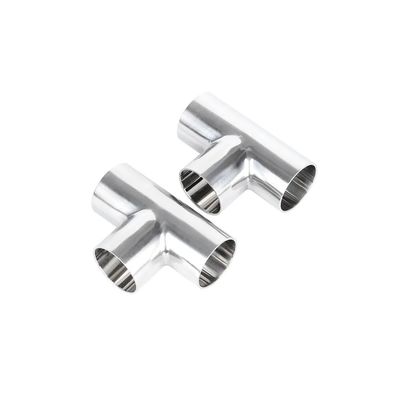 Dobra cena Stainless Steel 3A.Sms.DIN.BPE Mirror Three-Clip Joint - Sanitary Welded End Tee w Internecie