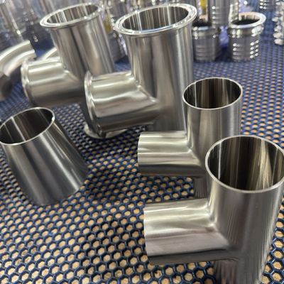Dobra cena Sanitary Hygienic SS316L Tee Weld Food Grade Bioprocessing Phramaceutical ASME BPE Fitting w Internecie